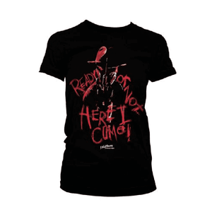 Women's A Nightmare On Elm Street 'Here I Come!' T-Shirt.