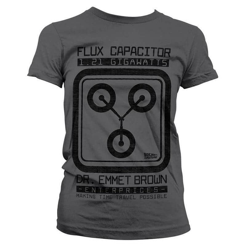 Women's Back to the Future Flux Capacitor T-Shirt.