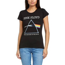 Load image into Gallery viewer, Women&#39;s Pink Floyd Dark Side of the Moon T-Shirt.