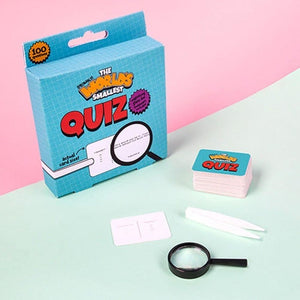 World's Smallest Quiz Novelty Game.