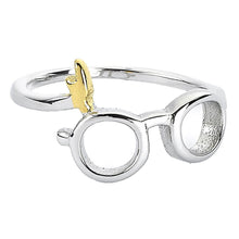 Load image into Gallery viewer, Harry Potter Stainless Steel Lightning Bolt and Glasses Ring.
