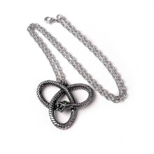 Load image into Gallery viewer, Alchemy Gothic Eve&#39;s Triquetra Pewter Pendant