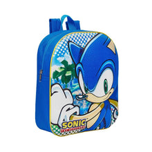 Load image into Gallery viewer, Children&#39;s Sonic the Hedgehog Character Backpack.