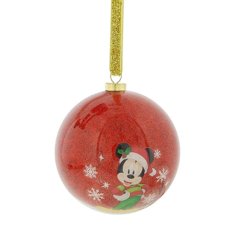 Disney Mickey and Minnie Mouse Christmas Baubles (Set of 7).