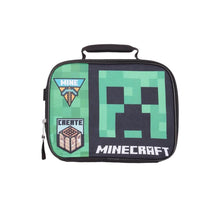 Load image into Gallery viewer, Children&#39;s Minecraft Creeper Backpack and Lunch Bag Set.