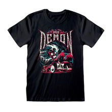 Load image into Gallery viewer, Disney Villains Cruella De Vil &#39;Speed Demon&#39; Black T-Shirt.