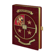 Load image into Gallery viewer, Harry Potter Hogwarts Spinner A5 Hardback Notebook.