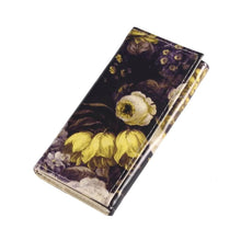 Load image into Gallery viewer, Gloss Victoriana Flower Folding Clutch Purse.