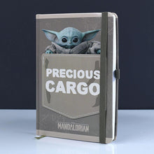 Load image into Gallery viewer, The Mandalorian Precious Cargo Premium A5 Notebook.
