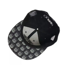 Load image into Gallery viewer, Queen Embroidered Logo Black Snapback Cap.