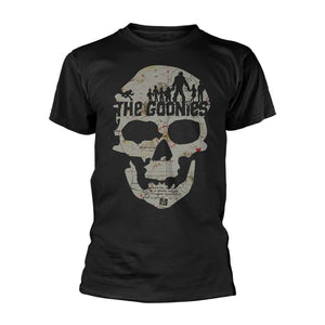 The Goonies Skull Logo Black Crew Neck T-Shirt
