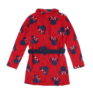 Children's Disney Minnie Mouse Logo Coral Fleece Dressing Gown