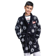 Load image into Gallery viewer, Children&#39;s The Avengers Black Coral Fleece Dressing Gown