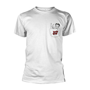 Betty Boop in My Pocket White T-Shirt.