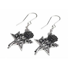 Load image into Gallery viewer, Alchemy Gothic Ruah Vered Pewter Drop Earrings.