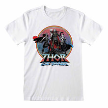 Load image into Gallery viewer, Marvel Thor Love and Thunder White Crew Neck T-Shirt