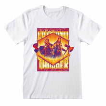 Load image into Gallery viewer, Unisex White Thor Love and Thunder T-Shirt