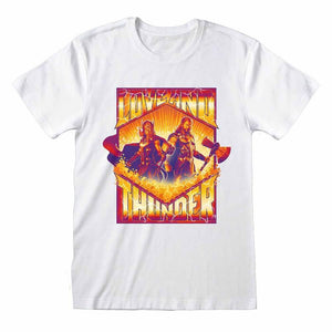 Unisex White Thor Love and Thunder T-Shirt