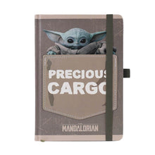 Load image into Gallery viewer, The Mandalorian Precious Cargo Premium A5 Notebook.