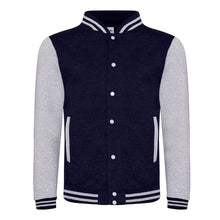 Load image into Gallery viewer, Harry Potter Ravenclaw Quidditch Navy Varsity Jacket.