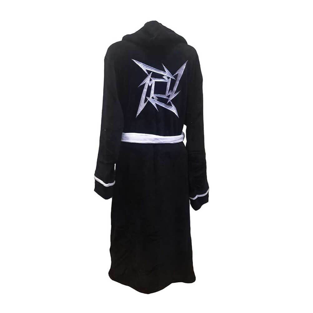 Metallica Load/Reload Star Black Adult Fleece Dressing Gown.