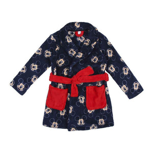 Children's Disney Mickey Mouse Coral Fleece Dressing Gown.