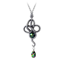Load image into Gallery viewer, Alchemy Gothic Tercia Serpent Pewter Pendant.