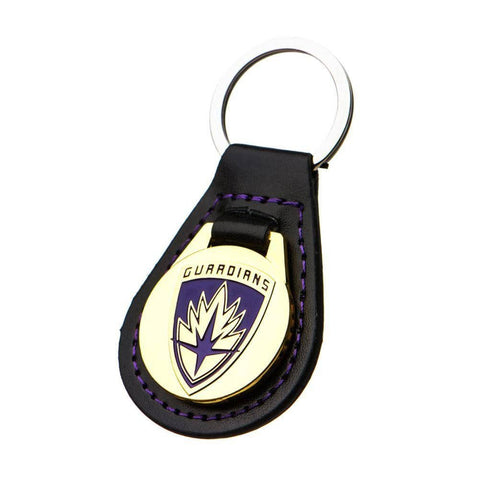 Marvel Guardians of Galaxy Shield Leather Keyring.