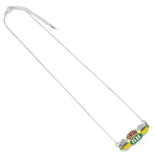 Load image into Gallery viewer, Friends Silver Plated Central Perk Logo Pendant Necklace.
