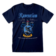 Load image into Gallery viewer, Harry Potter Ravenclaw Crest Blue T-Shirt.