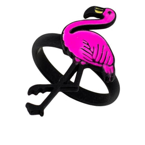 Flamingo Adjustable Ring.