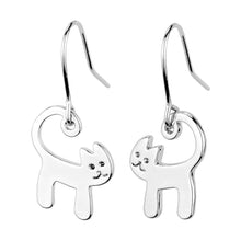 Load image into Gallery viewer, Lucky Cat Drop Earrings.