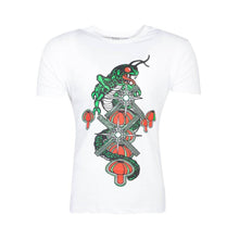Load image into Gallery viewer, Men&#39;s Atari Centipede Arcade Graphic White T-Shirt