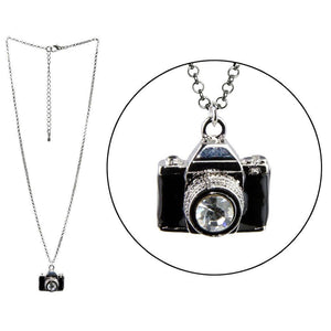 Vintage Design Camera Pendant with Chain