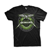 Load image into Gallery viewer, Men&#39;s Metallica Fuel Logo Black Crew Neck T-Shirt.