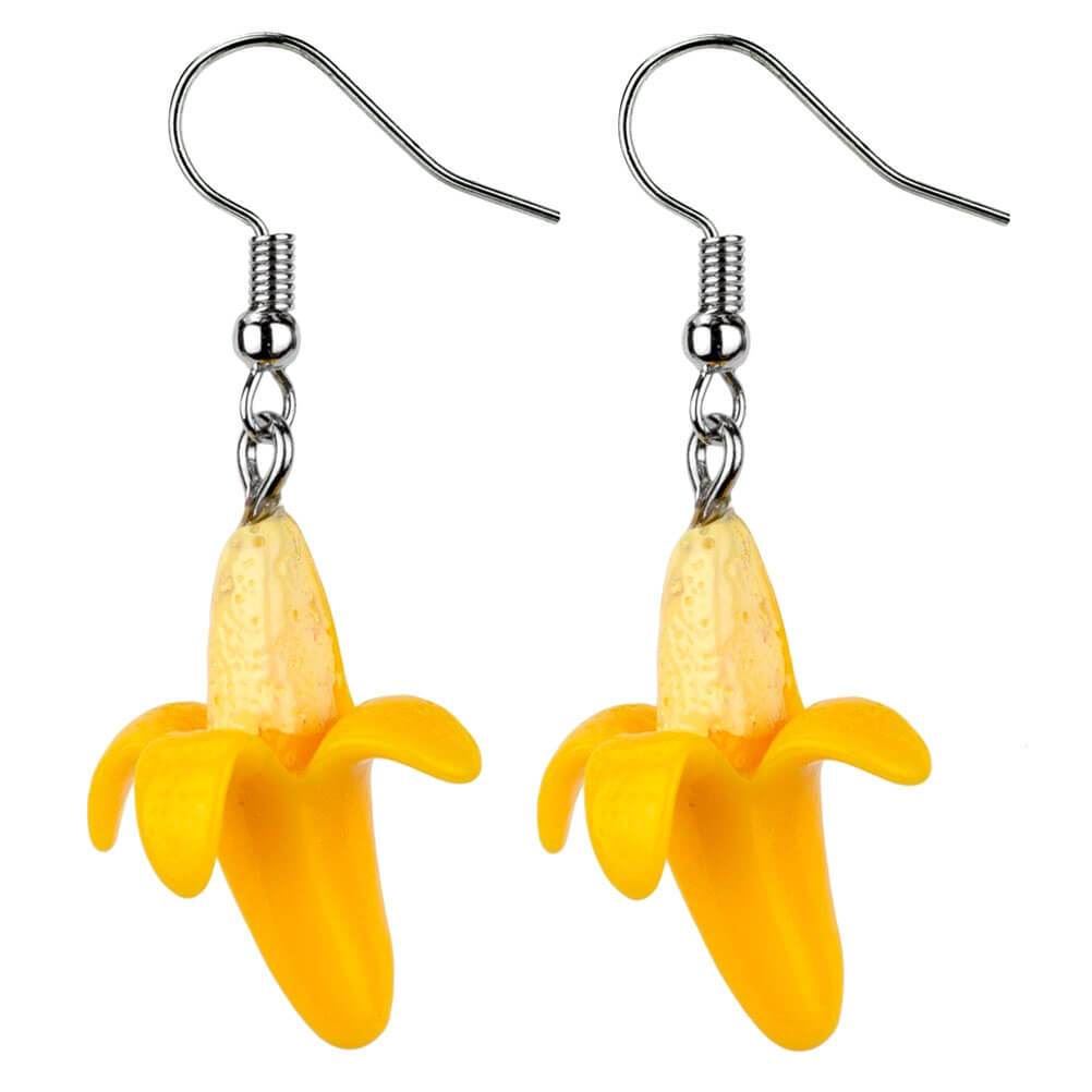 Banana Drop Earrings.