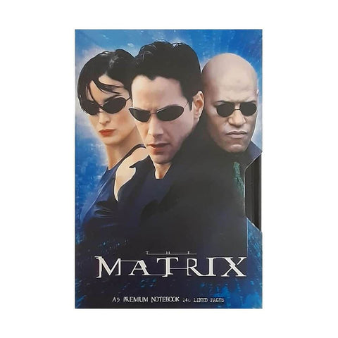 The Matrix VHS Style A5 Premium Notebook.