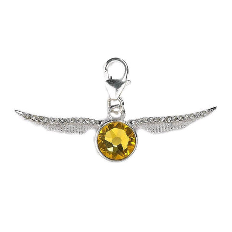 Harry Potter Crystal Golden Snitch Clip on Charm.