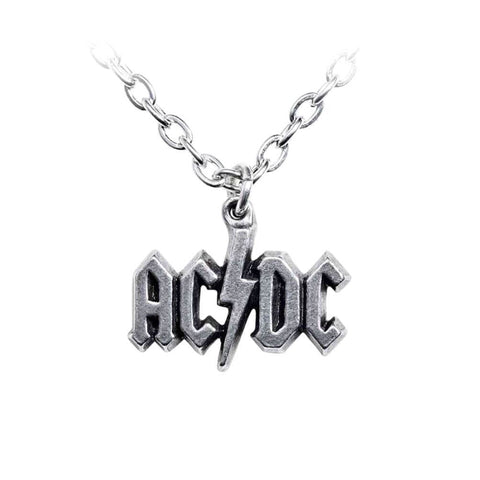 Alchemy Rocks AC/DC Lightning Logo Pendant.