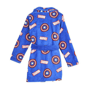 Children's Marvel Captain America Coral Fleece Dressing Gown