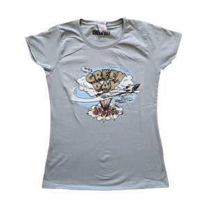 Women's Green Day Vintage Dookie Grey Fitted T-Shirt.