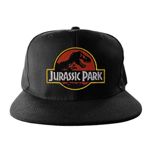 Jurassic Park Logo Black Snapback Cap