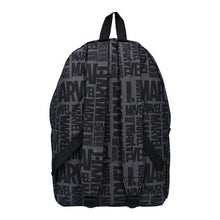 Load image into Gallery viewer, Marvel Comics Logo Black Backpack.