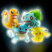 Load image into Gallery viewer, Pokemon Character Group Neon Wall Light