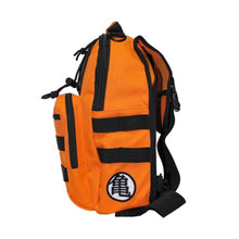 Load image into Gallery viewer, Dragon Ball Z Logo Mini Sling Orange Backpack.