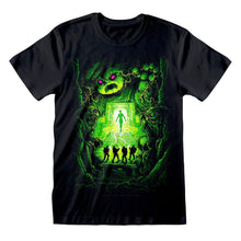 Load image into Gallery viewer, Ghostbusters Dan Mumford Black Crew Neck T-Shirt.