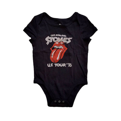 The Rolling Stones US Tour '78 Black Babygrow.