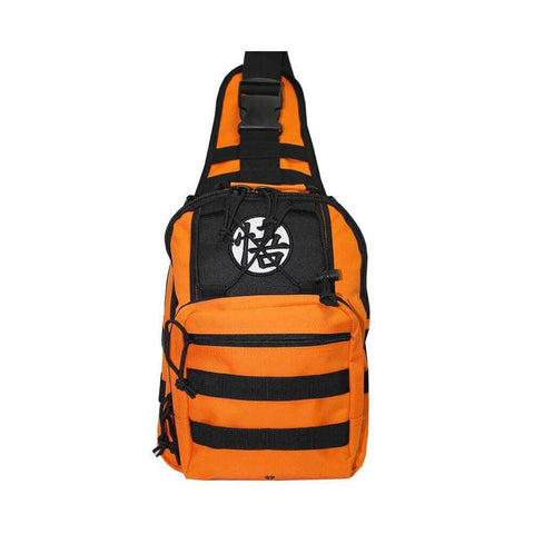 Dragon Ball Z Logo Mini Sling Orange Backpack.